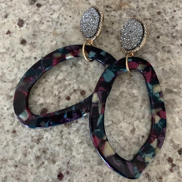 BaubleBar Multicolor Hoop Earrings - Picture 3 of 3